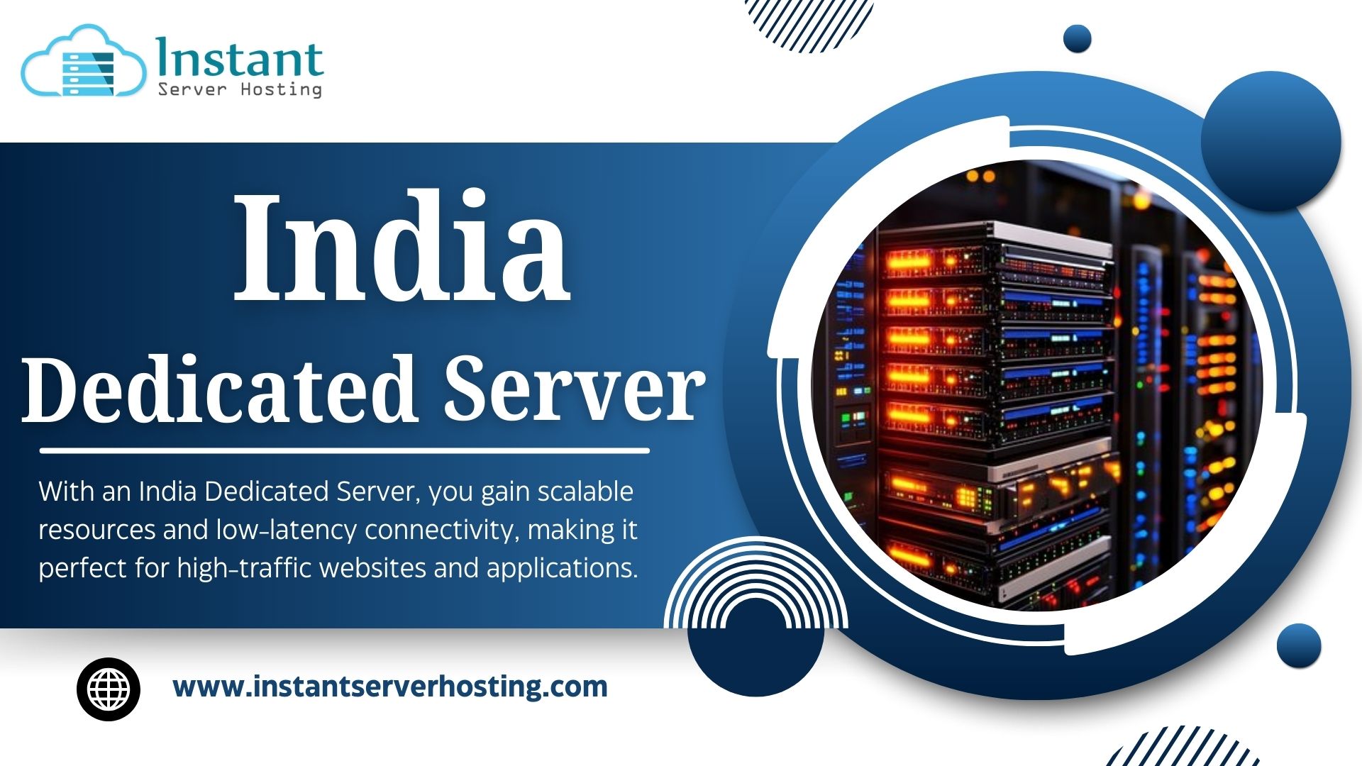 Instantserverhosting Present the India Dedicated Server Hosting